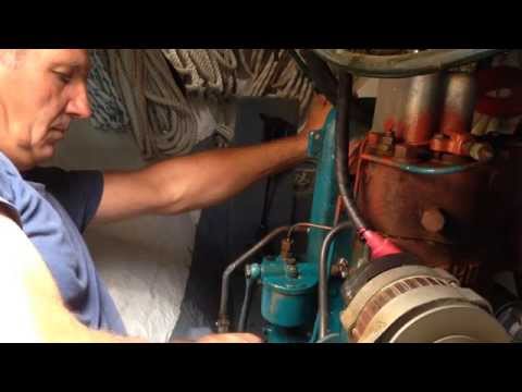 Sabb Model g 10 Hp. Marine Engine HAND CRANK