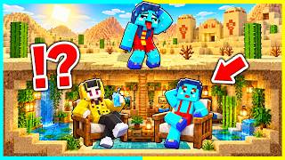 +100℃の砂漠サバイバルで1人だけ雑魚すぎドッキリww【まいくら / マインクラフト】