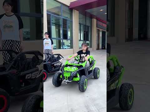 The Bombardier x3 24V double battery equipped with high-speed off-road motor that your child deserv
