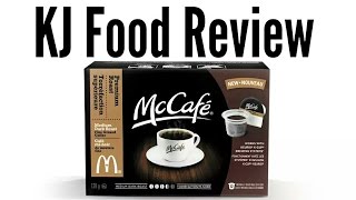 KJ Food Review: New McCafé Keurig K-cups Coffee