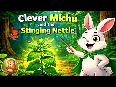 Clever Michu and the Stinging Nettle 🐰 | Bedtime Story for Kids | Animated Tale