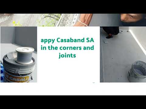 Resurfacing of a Terrace with Acryroof Plus Fibro + Casaband SA   Casali ABM
