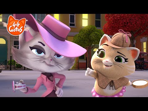44 Gatos | Latinoamérica | 30 MIN | Blondie y Detective Pilou | Gatitas geniales en misión