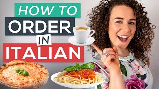 How to Order Food and Drinks in Italian [Italian for Beginners]