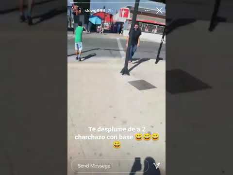 Slow G Le pega a Young Kieff y Young Darhi le raja la polera Parte 2 INSTAGRAM