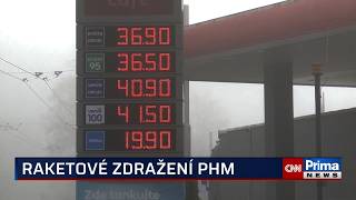 Šponování cen, nebo přirozená reakce? Ceny paliv v Česku vystřelily po útoku na Írán vzhůru