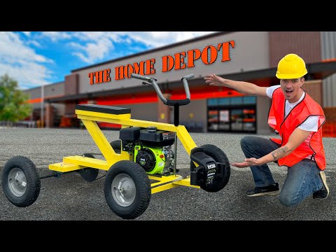 I Built a Four Wheeler from Home Depot Parts