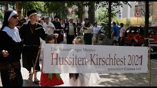 Naumburger Kirschfest 2021 (6): Kirschfestumzug der Naumburger Meister mit ihrem Corona Song