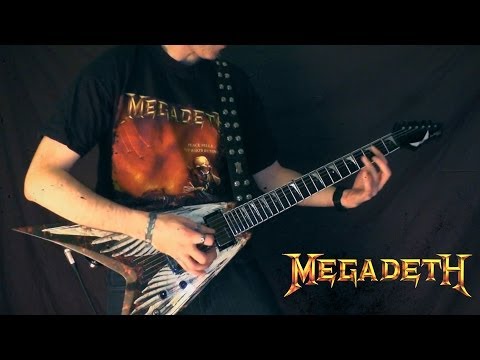Megadeth Skin O' My teeth Instrumental Dual Guitar cover with solos (hd sound and image)