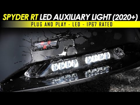 Can-Am Spyder RT Front LED Auxiliary Light (2020+) Install