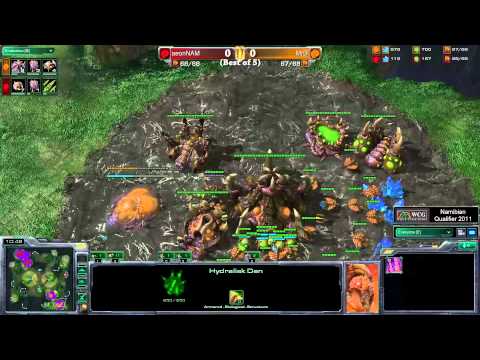[WCG 2011 Namibia Qualifier #2] - Finals - MrD (Z) -vs- aeonNAM (Z) - G1 (Bo5)