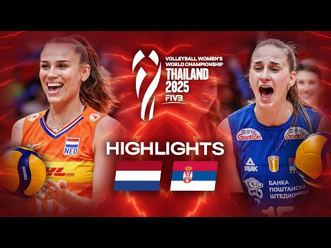 Netherlands 🇳🇱 vs. Serbia 🇷🇸 - Highlights | Women's World Championships 2025