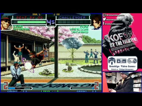 KOF2002 CASUAL GAMEPLAY  @ BROOKLYN VIDEO GAMES PACHUKOF VS DARKWHIP.