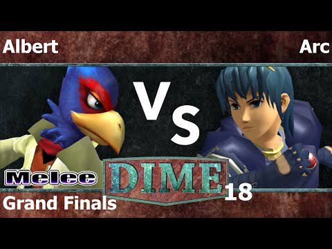 DIME 18 Melee - FX | Albert (Falco) vs AG | Arc (Marth) - Grand Finals