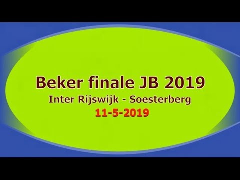 Beker finale  Inter Rijswijk JB1 - Soesterberg JB1