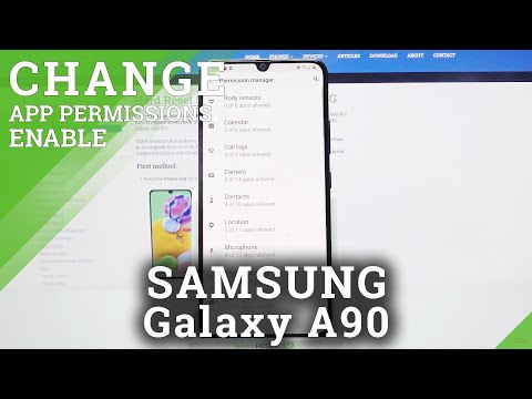 How to Change Apps Permissions – Apps Settings in SAMSUNG Galaxy A90