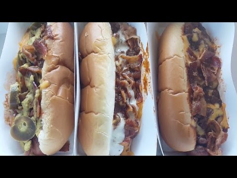 Sonic Chili Cheese and BACON Coney Dogs | ALL 3