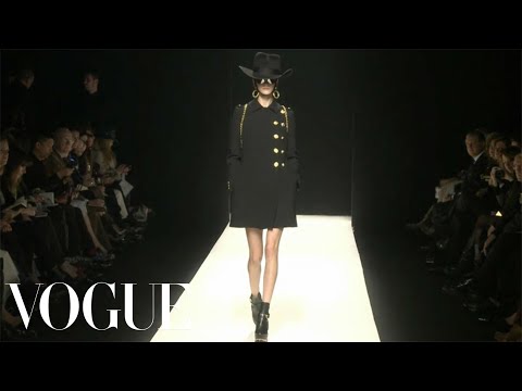 Moschino Ready to Wear Fall 2012 Vogue Fashion Week Runway Show