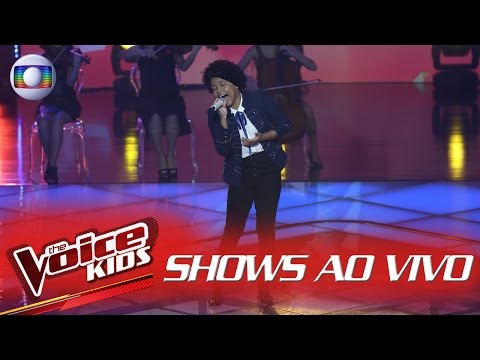 Franciele Fernanda canta ' Se Eu Quiser Falar Com Deus' no The Voice Kids Brasil - Shows ao Vivo