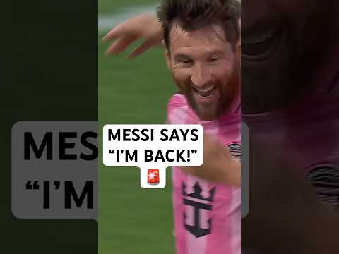 Messi BANGER in return to @mls play 👏