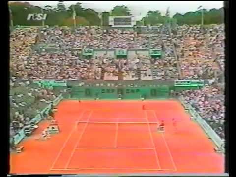 Wilander vs McEnroe - Rolland Garros 1983 - 01/10