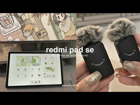 unboxing redmi pad se in 2025: is it still worth it? | ft. fifine m9 microphone