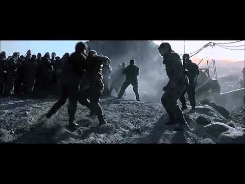 Reign of Fire (2002) Scene: "Dig your own holes"/Yard Brawl.