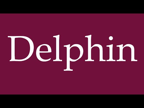How to Pronounce ''Delphin'' (Dolphin) Correctly in German