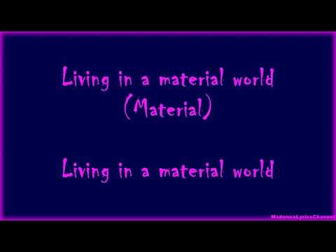 Material Girl - Madonna (Lyrics)
