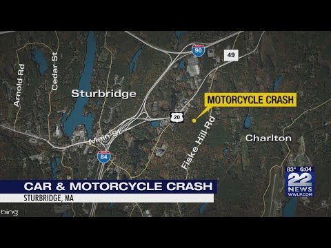 Motorcycle crash in Sturbridge sends one to the hospital
