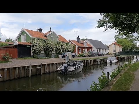 Trosa, Top 15 Small Towns in Sweden, Walking on Central Trosa's Streets and along Trosa River