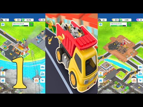 Trash Town Tycoon Gameplay Mobile Game Walkthrough All Levels Android Ios #1