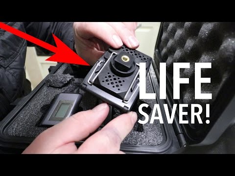 60 Second Hack for Sennheiser Wireless Mic Case (never remove hot shoe mount again!)