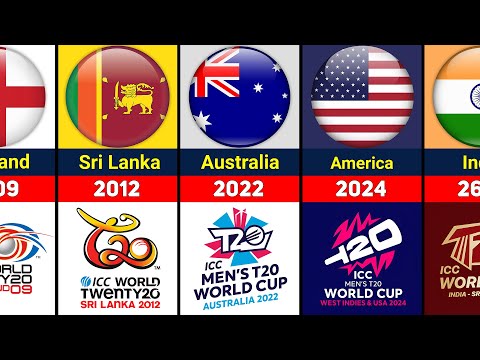 T20 World Cup All Host Countries (2007-2030)