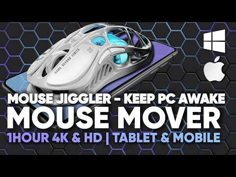 Mouse Jiggler | Mover | 1 Hours with 4K | Keep Computer/Mac Awake
