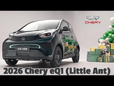 Introducing the 2026 Chery eQ1 (Little Ant) with Increased Range and a Redesigned Logo.