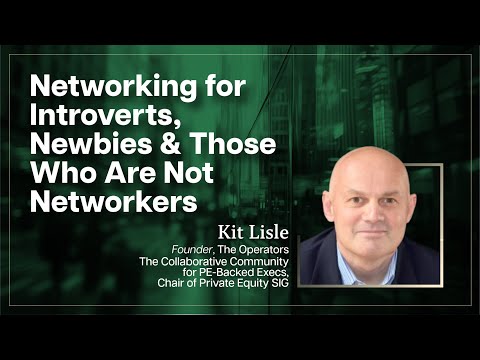 Networking for Introverts, Newbies & Those Who Are Not Networkers