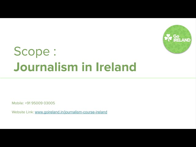 Journalism in Ireland
