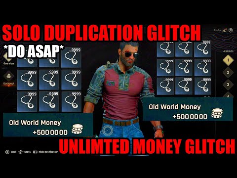 *EASY* SOLO DUPLICATION GLITCH! UNLIMITED MONEY GLITCH DYING LIGHT THE BEAST! DYING LIGHT GLITCHES!