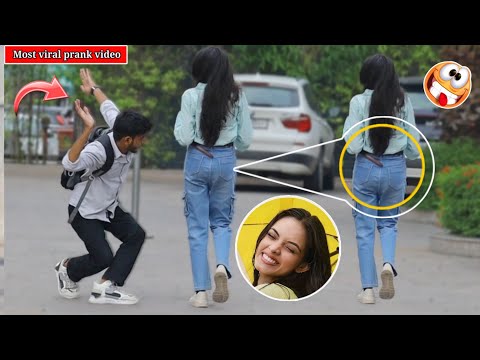 Most viral prank video || Best Reaction Prank On Girls || Prank video || Funny Prank 2024