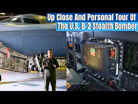 Take A Personal  Guided Tour Of The B2 Spirit Stealth Bomber. Including  Rare Cockpit Footage.