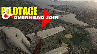 MSFS : Just Flight Piper PA-28R Arrow III : EGCK Pilotage and Overhead Join