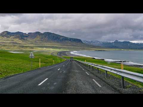 Iceland Scenic Drive 4K | Stykkishólmur to Arnarstapi, Snæfellsnes Peninsula
