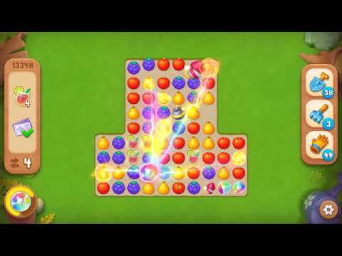 Gardenscapes level 13348 Gameplay #Bubunka