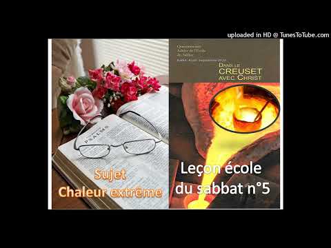 Leçon école du sabbat samedi 23 Juillet 2022
