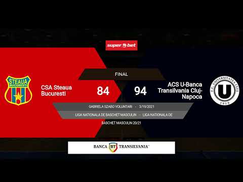 LNBM 2020-2021: Steaua Bucuresti - U-BT Cluj-Napoca