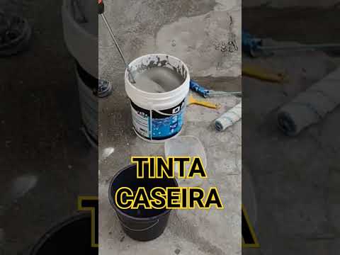 COMO FAZER TINTA CASEIRA! pinte seu piso ou parede, gastando quase nada! VÍDEO COMPLETO NO CANAL!
