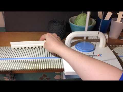 Automatic e-wrap on Brother KX-350 or Singer/ Silver Reed LK 150 Knitting Machine