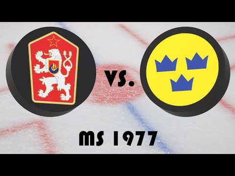 Mistrovství světa v hokeji 1977 - Finále - Československo - Švédsko