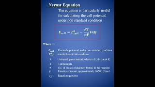 The Fear of Nernst Equation Unveiled #nernstequation